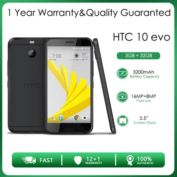 HTC 10 evo Восстановленный Разблокированный 32 ГБ 3 ГБ оперативной памяти 4G LTE Восьмиядерная камера заднего вида 16 МП 5,5 