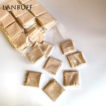 LANBO 100шт 150 * 150 мм Индивидуальная упаковка Ткань для чистки очков из микрофибры цвета Хаки для линз Салфетки для чистки экрана телефона