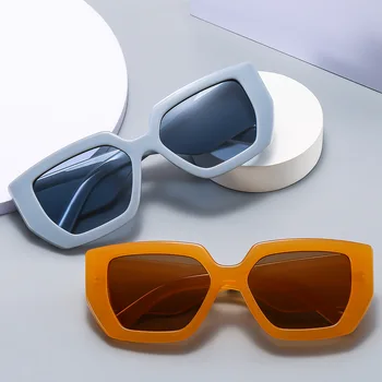 2023 Men Women's Sunglasses New Square Large Frame Fashion Street Classic Personalized Style Multi Color очки солнечные женские