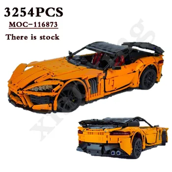 Новый MOC-116873 Классический спортивный автомобиль Static Edition 3254 Игрушки для сборки строительных блоков, сложные детские игрушки 