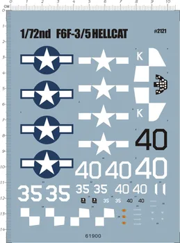 Подробная информация о наборе Моделей палубных истребителей 1/72 WW II F6F-3 F6F-5 