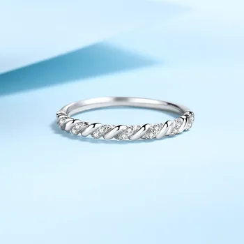 Кольца с муассанитом и бриллиантами, ювелирные изделия, Женское Обручальное кольцо, ювелирные изделия из стерлингового серебра S925, Свадебное кольцо с муассанитом, кольцо Вечности